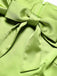 50er schulterfreies Kleid mit Schleife und Schmetterling