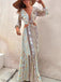 Ice Green 1970s V Neck Dress 3