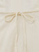 Beige 40er Kleid mit Kappärmel und Blumen