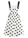 50er Kleid mit Hohe Taille und Schnürung