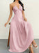 30er Maxikleid mit Neckholder und V-Ausschnitt