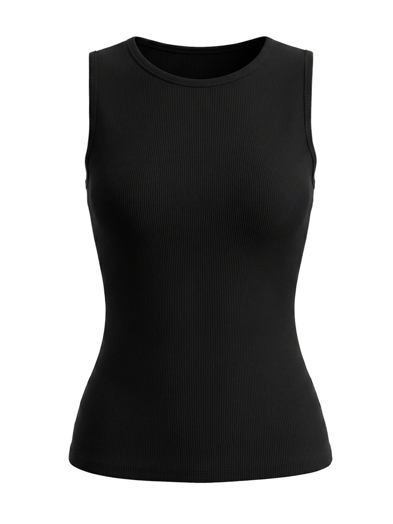 Schwarz-Elfenbein 50er Set mit Top und Rock