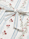 40er Kleid mit V-Ausschnitt und Blumen