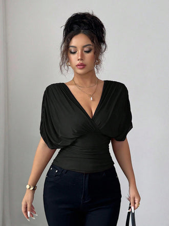 1930s V Neck Vintage Classic Top