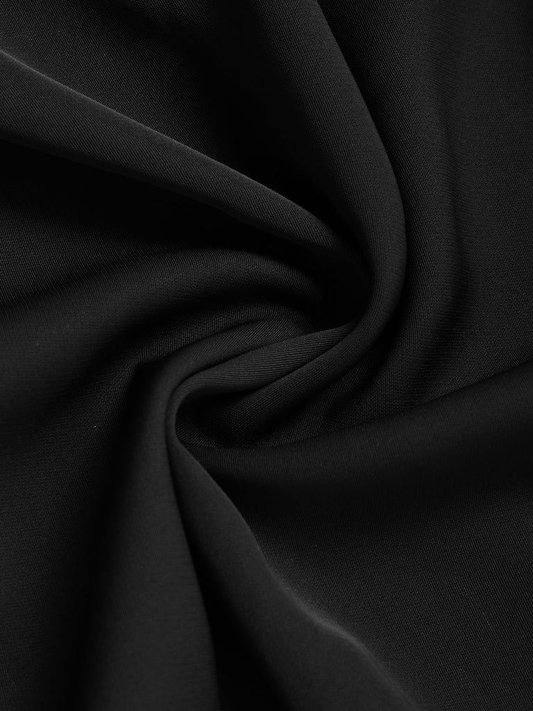 Schwarzes 40er Kleid mit Strass