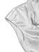 Graues 60er Satin-Bleistiftkleid mit Strass