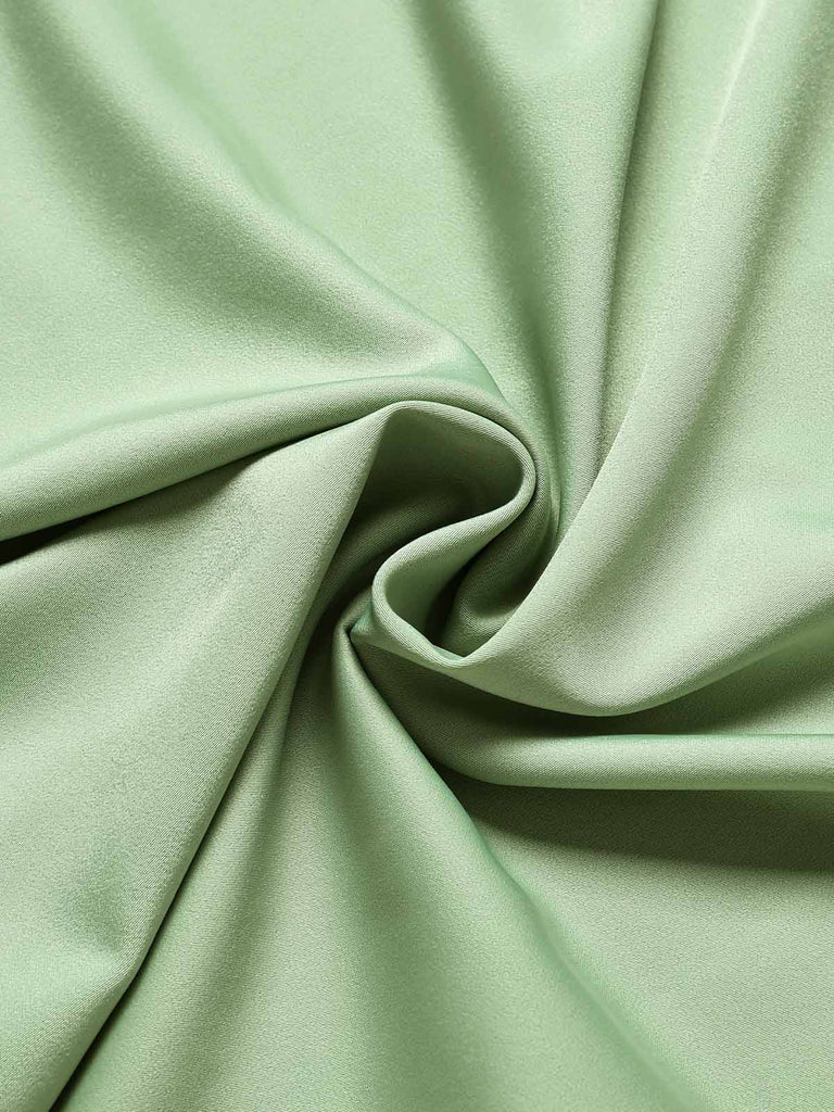 [Vorverkauf] Grünes 60er Bleistiftkleid mit Rundhals und Schleife