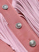 Rosa 70er Jumpsuit mit Neckholder und Reverskragen