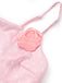 Rosa & Rosa 30er Satin-Meerjungfrauenkleid mit Polka-Dots und 3D
