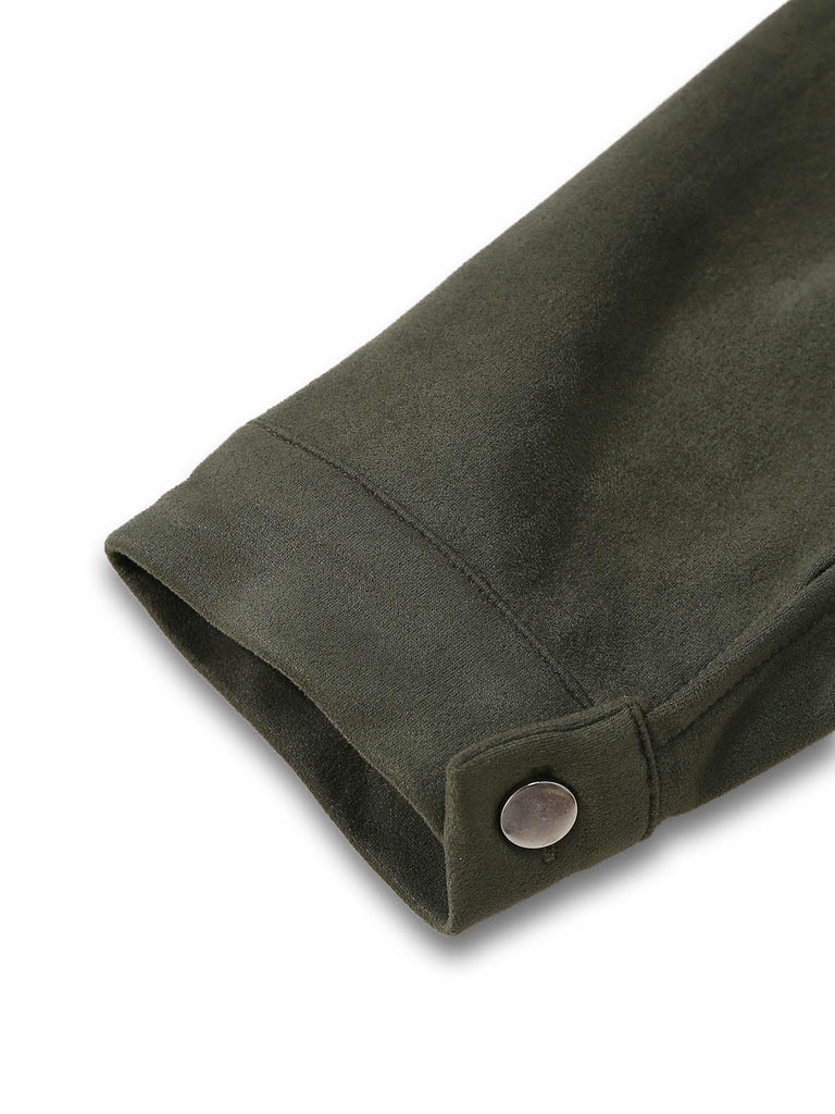 60er Jacke mit Reverskragen und Fransen