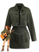 60er Jacke mit Reverskragen und Fransen