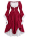 Red 1930s Vintage Classic Dress 2