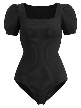 [Pre-Sale] Black 1950s Square Neck Two Piece Set 2