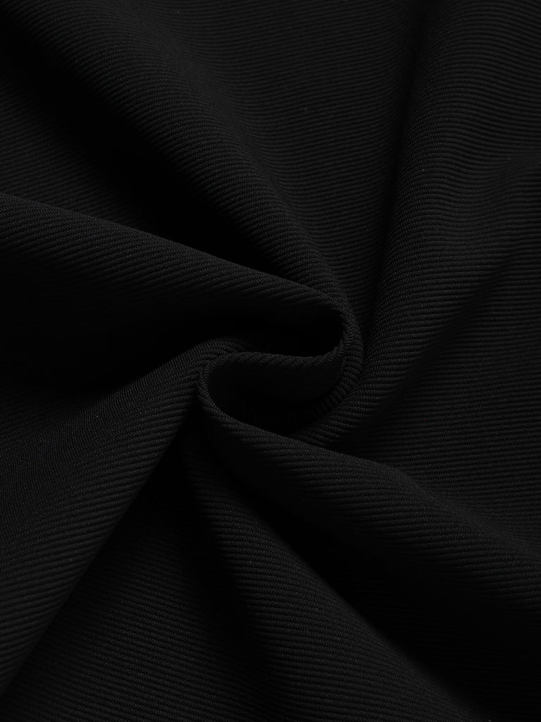 [Pre-Sale] Black 1950s Square Neck Two Piece Set 5