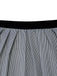 Khaki 50er 2PCS Kleid mit Streifen-Schürze