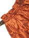 Senfgelbes 70er Kleid mit Neckholder und Rüschen