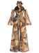 70er Jumpsuit mit Neckholder und Farbblock