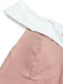 Rosa 50er schulterfreies Swingkleid mit Schleife und Taille