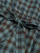 Weißes & Grünes 50er Kleid mit Karo und Spitze
