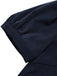 Blaues 50er Set mit Bluse und Streifenrock
