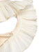Creme 50er Spitzenkleid mit Herzausschnitt und Rüschen