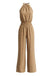 70er Jumpsuit mit Neckholder und Smok