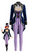 80er Halloween Jumpsuit mit Streifen