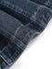 Blaue 50er Jeans-Jacke mit Reverskragen