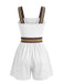 70er Romper mit Print und Ethno