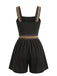 70er Romper mit Print und Ethno