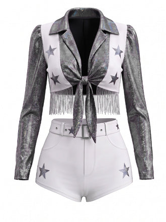 Grey 1950s Vintage Two Piece Set 2