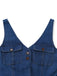 1960s V Neck Denim Vintage Jumpsuit 7