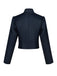 Marineblaue 50er Jacke mit Knopfleiste
