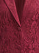 50er Jacke mit Blumen und Knopfleiste