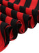 Schwarzer & Roter 50er Rock mit Streifen und Taschentuch