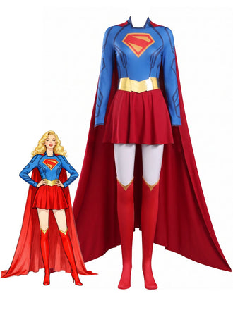 Rot 60er mit Supergirl und Costume