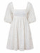1960s Square Neck Vintage Classic Dress 4