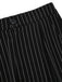 Schwarze 30er Strickhose mit weitem Bein