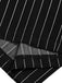 Schwarzes 30er Set mit Nadelstreifen