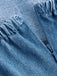 Blau 50er Jeans-Korsett mit Spaghettiträger