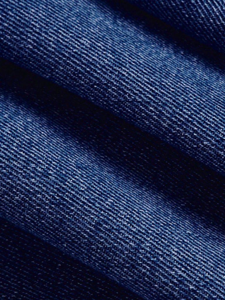 Blau 50er Jeans-Korsett mit Spaghettiträger