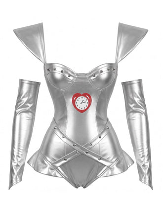 70er Body mit Herz und Metallic
