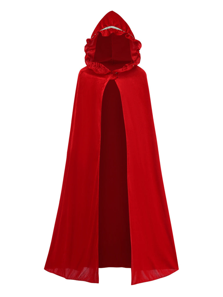 Rotes 40er Kleid mit Puffärmel und Blumen