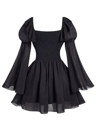 1950s Square Neck Vintage Classic Dress 2