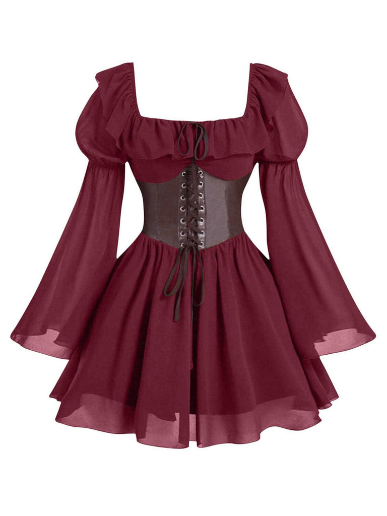 1950s Square Neck Vintage Classic Dress 6