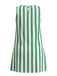 60er ärmelloses Minikleid mit Streifen und Taschen