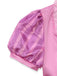 Rosa 50er Kleid mit Puffärmel und Schnürung