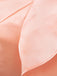 30er Satin-Kleid mit Eckiger Ausschnitt und Empire-Taille
