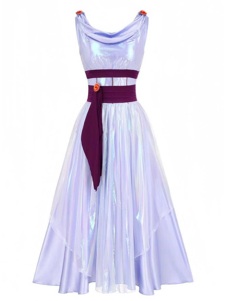 Lavendel 50er Halloween Kleid mit Prinzessin