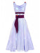 Lavendel 50er Halloween Kleid mit Prinzessin